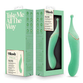 Blush Collection Stella Dual Ended Green Adult Intimacy Wand Vibrators - G Spot